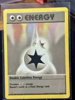 Double Colorless Energy - Pokemon TCG - Base Set - 96/102 - UNCOMMON ~ HP - Image 2