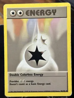 Double Colorless Energy - Pokemon TCG - Base Set - 96/102 - UNCOMMON ~ HP - Image 3