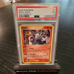 ENTEI - HOLO - 2006 POKEMON POP SERIES 2 - #1 - PSA 3 (POP 3) - Image 1