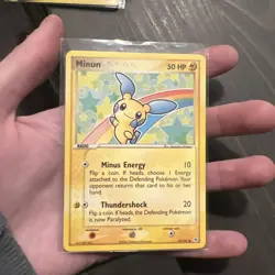 Pokemon TCG Minun Hidden Legends 67/101 NM LP non holo - Image 1