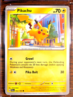 Pikachu Regular Common #062/62 - CGC MINT 9 - 2023 Paldea Evolved - Pokemon TCG - Image 2