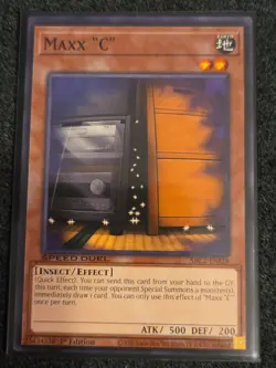Yugioh - Maxx "C" SBC2-EN128 1st Edition Common Speed Duel - Image 1