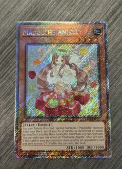 Madolche Anjelly 1st Edition Platinum Secret Rare RA04-EN215 Yu-Gi-Oh! - Image 1