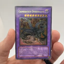 Chimeratech Overdragon POTD-EN034 Ultimate Rare 1st Edition - Image 1