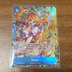 Namco Nami Foil Alternate Art Character OP11-054 6000 Power One Piece CCG - Image 1