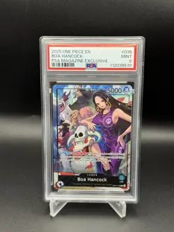 2025 ONE PIECE PROMOS PSA MAGAZINE EXCLUSIVE #038 BOA HANCOCK PSA 9 - Image 1