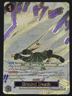 Ground Death (Alternate Art) OP14-096 The Azure Sea's Seven Foil - Image 1