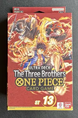 One Piece CCG Ultra Deck: The Three Brothers (ST-13) - Factory Sealed - Image 2
