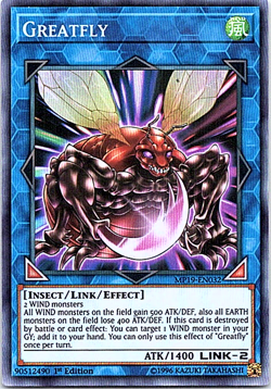 Greatfly MP19-EN032 Yu-Gi-Oh! Card Light Play 1st Edition - Image 1