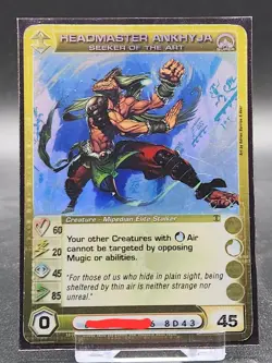 Chaotic Card : Headmaster Ankhyja Seeker Of The Art AU super Rare creature - Image 1