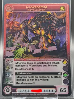 Chaotic Card : Magmon Retalliator Forged Unity Super Rare Creature Holo - Image 1