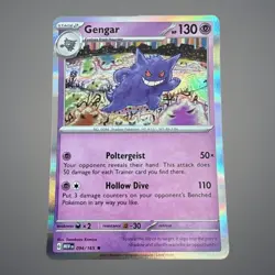 Gengar 094/165 Scarlet & Violet 151 2023, Pokemon TCG Rare Holo Card NM/M - Image 1