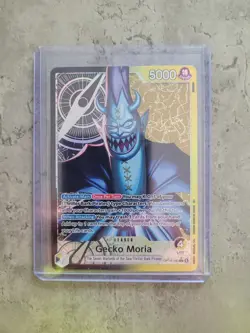 OP14-080 Gecko Moria Alt Art Leader One Piece Card Game TCG - Image 1