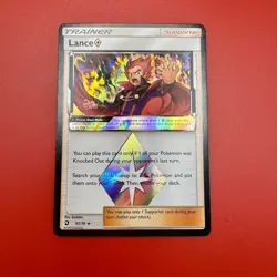 Lance Prism Star 61/70 Dragon Majesty Holo Rare 2018 Pokemon TCG Card - Image 1