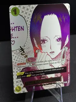 You’ll Frighten Me Alternate Art Card OP14-118 English R ALT One Piece SEE PICS - Image 3