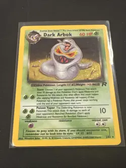 Dark Arbok 2/82 Holo Rare Team Rocket Unlimited Edition Pokemon Card TCG WOTC - Image 1
