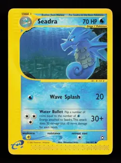 Seadra 058/147 Uncommon Aquapolis Pokemon Card - Image 1