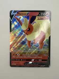 Flareon V SWSH149 SWSH: Sword & Shield Promo Cards Holo Pack Fresh Mint! - Image 1