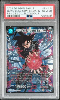 PSA 10 Goku Black Unforeseen Darkness 2021 P-124PR Dragon Ball Super Card - Image 1