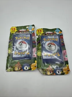 Set Of 2 15 Card + Promo Vintage Pack Unopened Sealed Pokemon Cards 2012 - Image 1