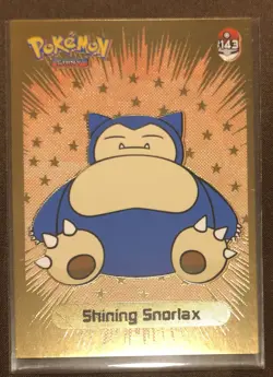 2024 Pokemon "Shining Snorlax" #143 Foil Card (Peru Edition) - Image 1