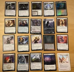 Magic The Gathering Lot Of 20 White Cards Including Rares and Mythics NM - Image 1