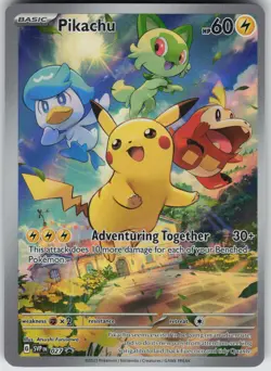 Pikachu - 027 Promo SV: Scarlet & Violet Promo Cards 027 Pokemon - Image 1