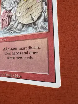 MTG Wheel Of Fortune Revised Edition Moderate Play - Image 4