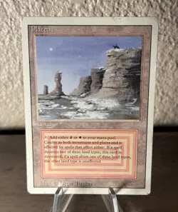 Plateau Revised Edition Regular Moderate To Heavy Play Magic The Gathering - Image 1