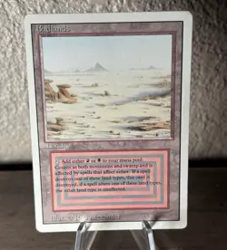 MTG Magic The Gathering Badlands Dual Land Revised Edition MP To HP - Image 1