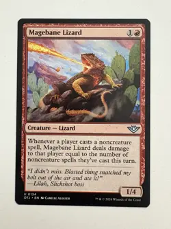 Magebane Lizard MTG Magic the Gathering Card NM Near Mint OTJ - Image 1