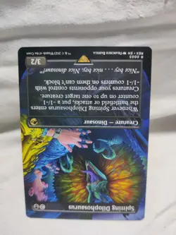 Spitting Dilophosaurus (Borderless) Jurassic World MTG - Image 2