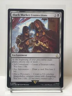Black Market Connections (Non-foil)Universes Beyond: Assassin's Creed 0087 R MTG - Image 1