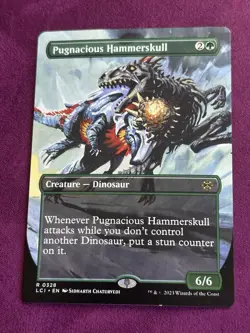 Pugnacious Hammerskull - Extended Art LCI NM MTG - Image 2