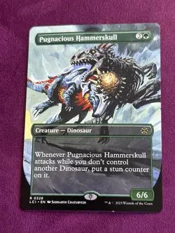 Pugnacious Hammerskull - Extended Art LCI NM MTG - Image 3