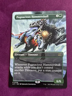 Pugnacious Hammerskull - Extended Art LCI NM MTG - Image 4