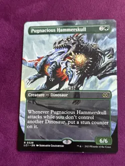 Pugnacious Hammerskull - Extended Art LCI NM MTG - Image 5