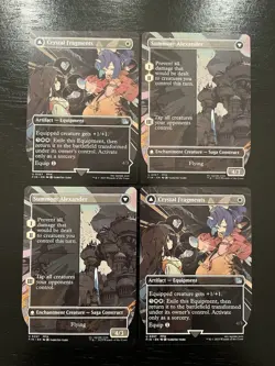 Crystal Fragments Borderless X4X NM/M Final Fantasy FIN Magic the Gathering MTG - Image 1