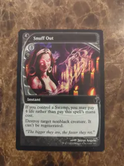 Snuff Out (Future Sight) Mystery Booster 2 Regular NM MTG - Image 1