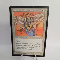 Moderate Play, English MTG Regular Radiant, Archangel Urza's Legacy Magic the Ga - Image 1