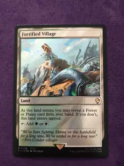 Fortified Village Surge Foil - FIC 0396 NM - MTG Magic Final Fantasy - Image 1