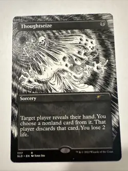 Thoughtseize (Borderless) Secret Lair Drop Regular - Image 1