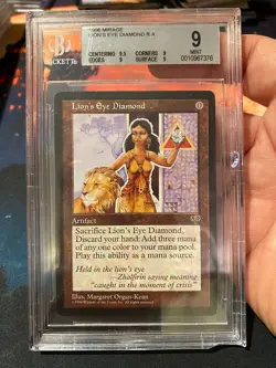 MTG Mirage Lions Eye Diamond BGS 9 Quad+ - Image 1