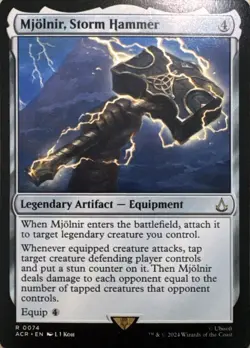 Mjolnir, Storm Hammer R Universes Beyond: Assassin's Creed 74 NM - Image 1