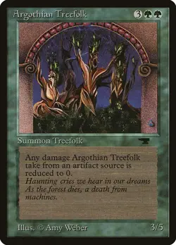 Argothian Treefolk 1x MtG Antiquities ATQ MODERATELY PLAYED - Image 1