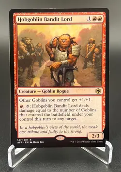 Hobgoblin Bandit Lord (Regular #147 NM) Adventures in the Forgotten Realms (AFR) - Image 1