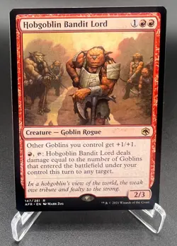 Hobgoblin Bandit Lord (Regular #147 NM) Adventures in the Forgotten Realms (AFR) - Image 3