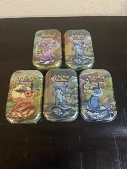 Pokemon TCG Prismatic Evolutions Mini Tins - Lot of 5 - NEW, SEALED - Image 1