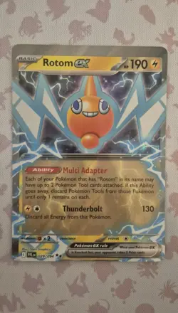 Rotom ex Error Miscut - 029/094 ME02: Phantasmal Flames | POKEMON ERROR CARD - Image 1