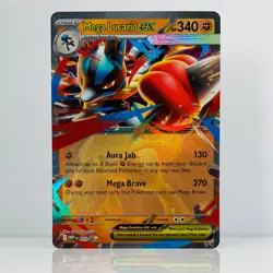 Mega Lucario Ex #012 Black Star Promo ME: Mega Evolutions Promo Pokemon TCG NM/M - Image 1